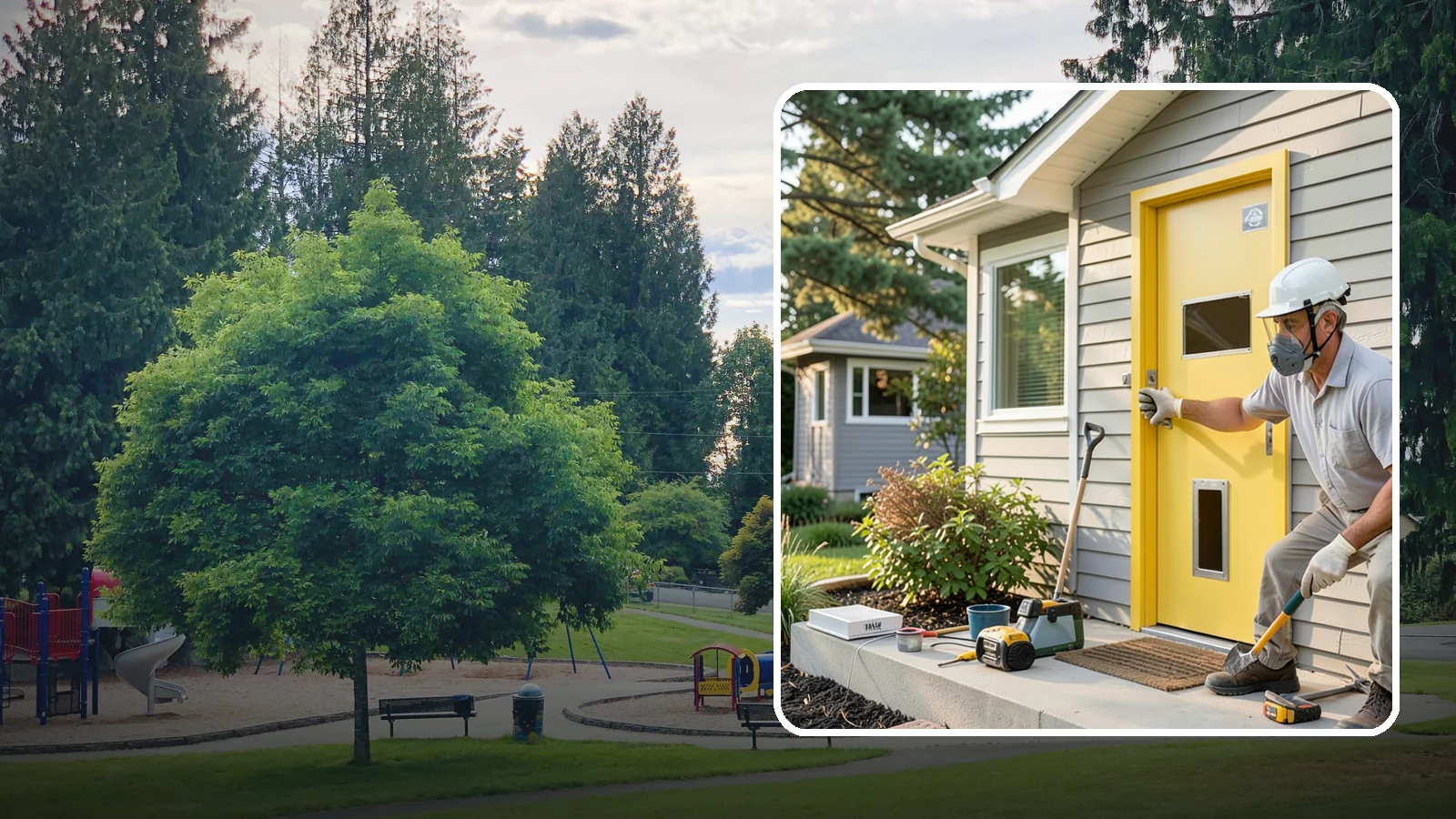 Pet Door Installation in Bonney Lake, Pierce County, WA - A weather-sealed pet door that gives your furry family freedom while keeping drafts out.