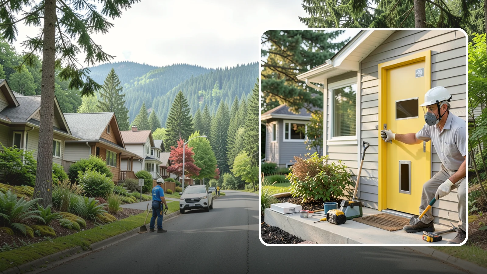 Pet Door Installation in Darrington, Snohomish County, WA - A weather-sealed pet door that gives your furry family freedom while keeping drafts out.