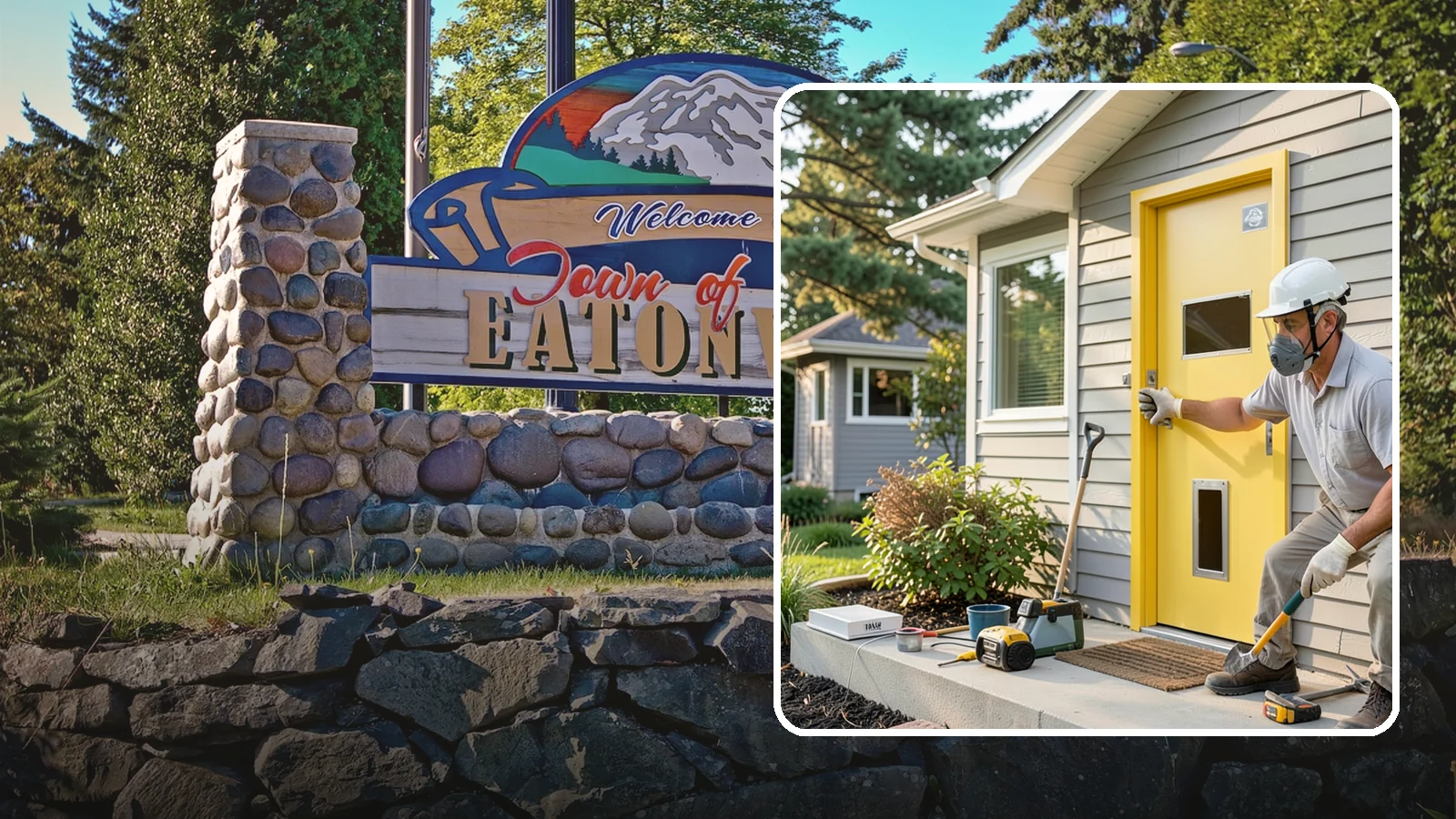Pet Door Installation in Eatonville, Pierce County, WA - A weather-sealed pet door that gives your furry family freedom while keeping drafts out.