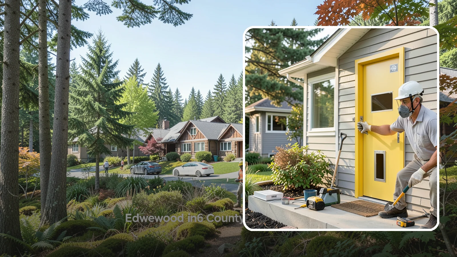 Pet Door Installation in Edgewood, Pierce County, WA - A weather-sealed pet door that gives your furry family freedom while keeping drafts out.