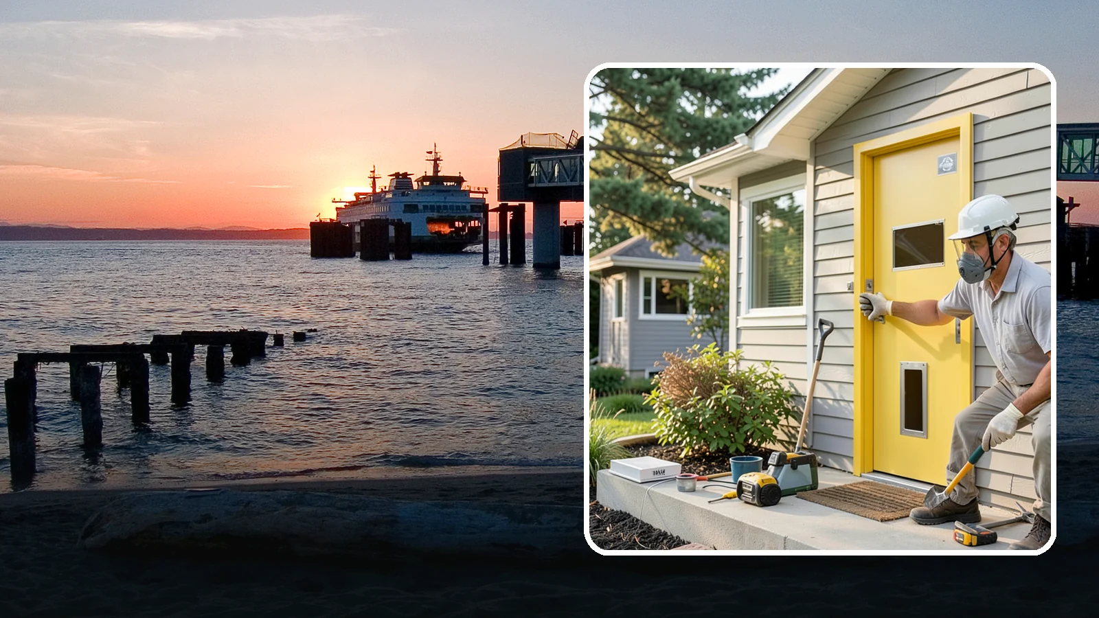 Pet Door Installation in Edmonds, Snohomish County, WA - A weather-sealed pet door that gives your furry family freedom while keeping drafts out.