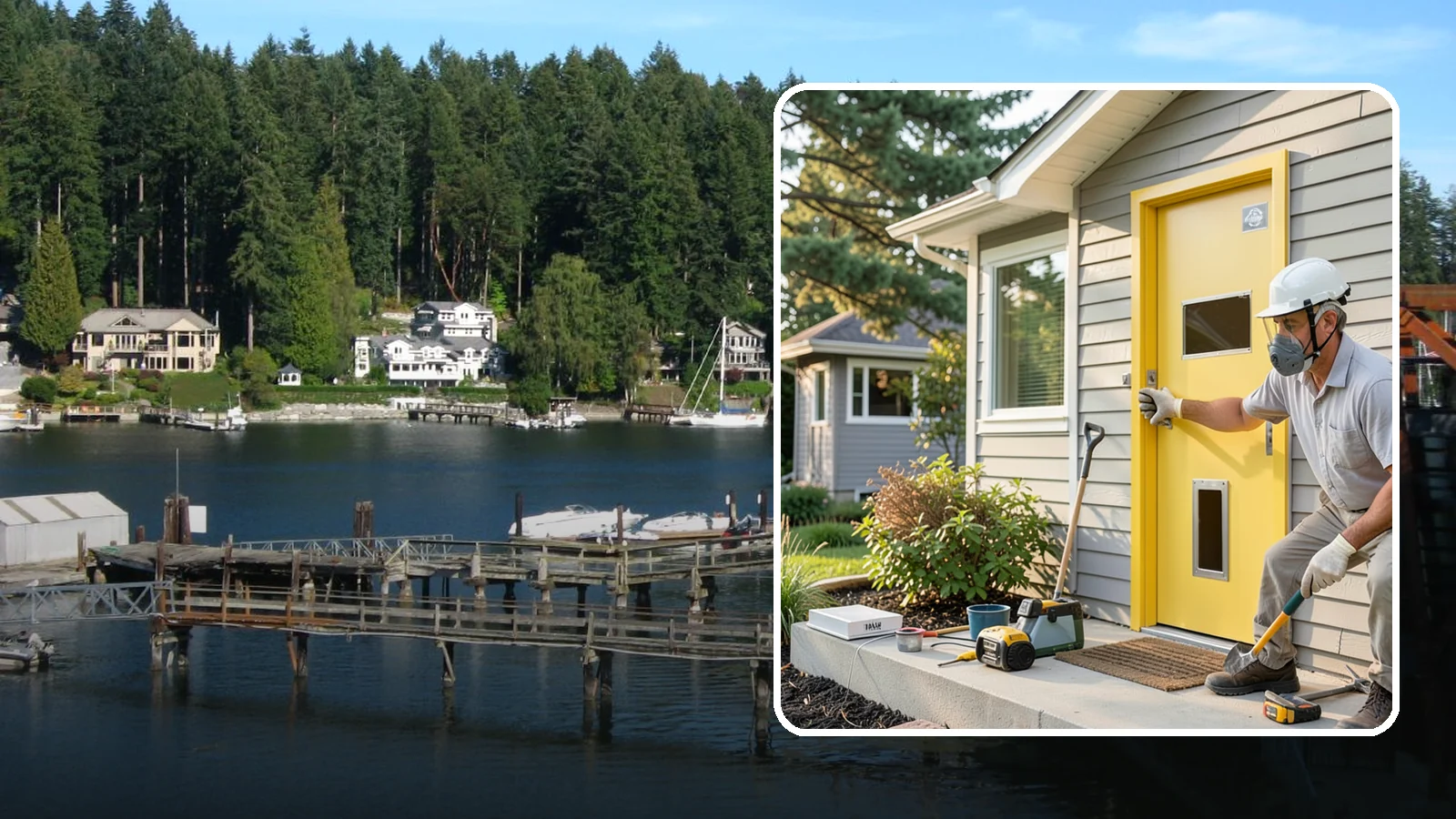 Pet Door Installation in Gig Harbor, Pierce County, WA - A weather-sealed pet door that gives your furry family freedom while keeping drafts out.