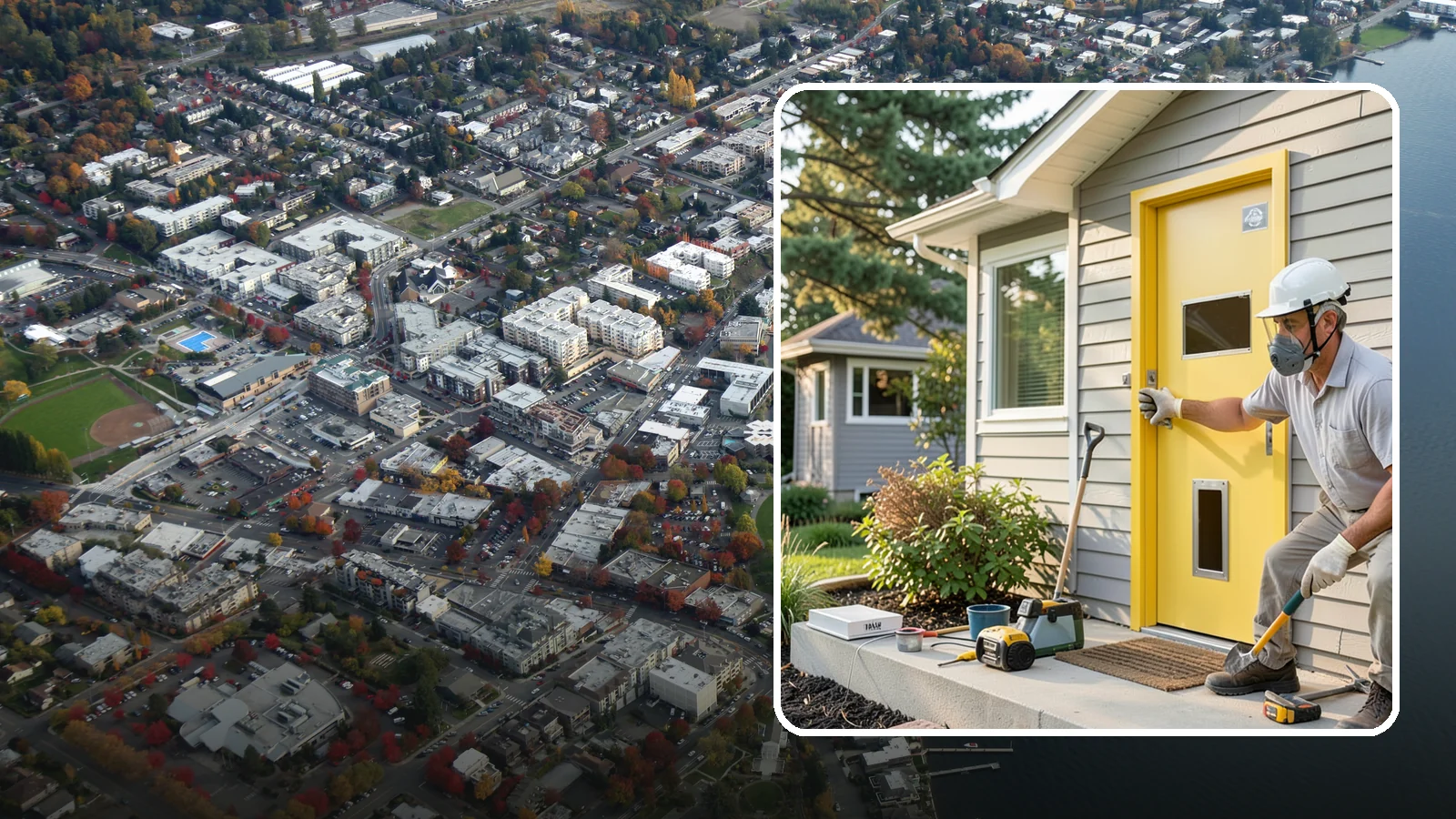 Pet Door Installation in Kirkland, King County, WA - A weather-sealed pet door that gives your furry family freedom while keeping drafts out.