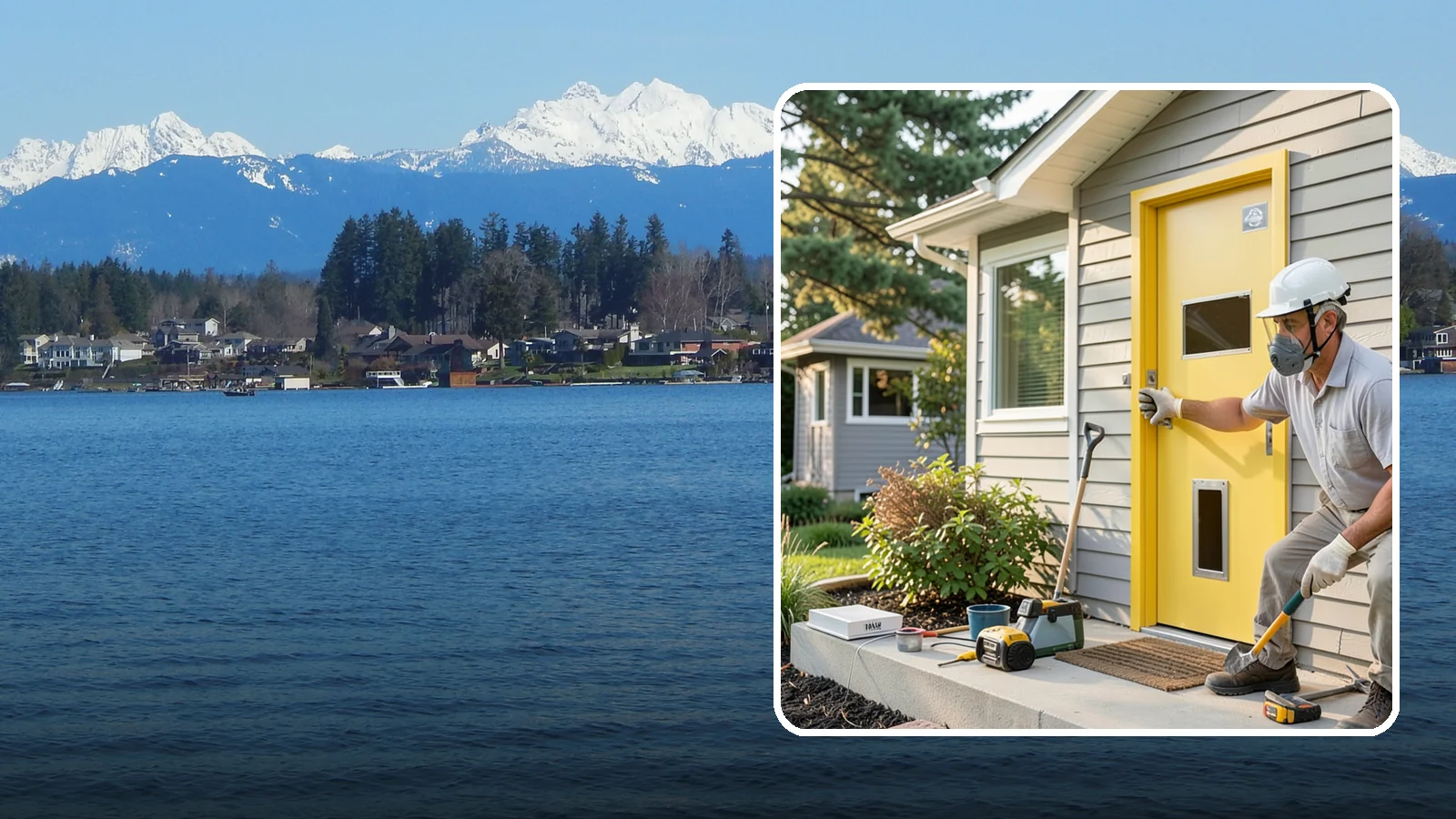 Pet Door Installation in Lake Stevens, Snohomish County, WA - A weather-sealed pet door that gives your furry family freedom while keeping drafts out.