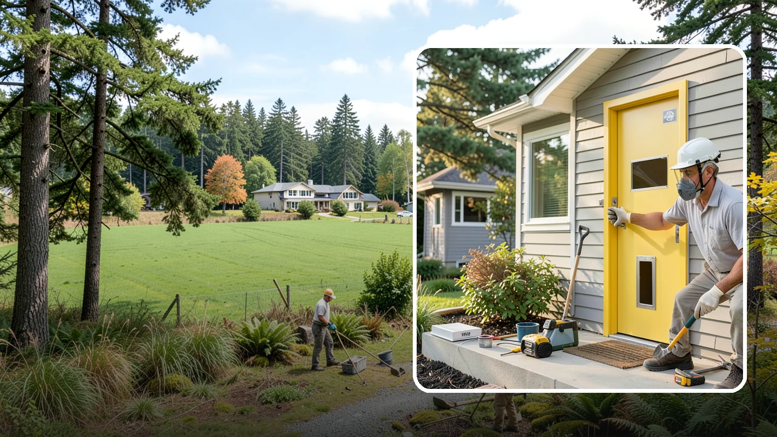 Pet Door Installation in Lyman, Skagit County, WA - A weather-sealed pet door that gives your furry family freedom while keeping drafts out.