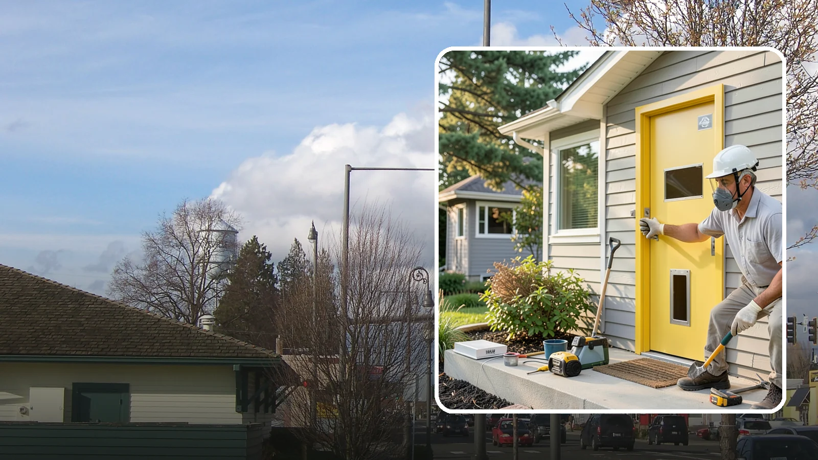 Pet Door Installation in Marysville, Snohomish County, WA - A weather-sealed pet door that gives your furry family freedom while keeping drafts out.