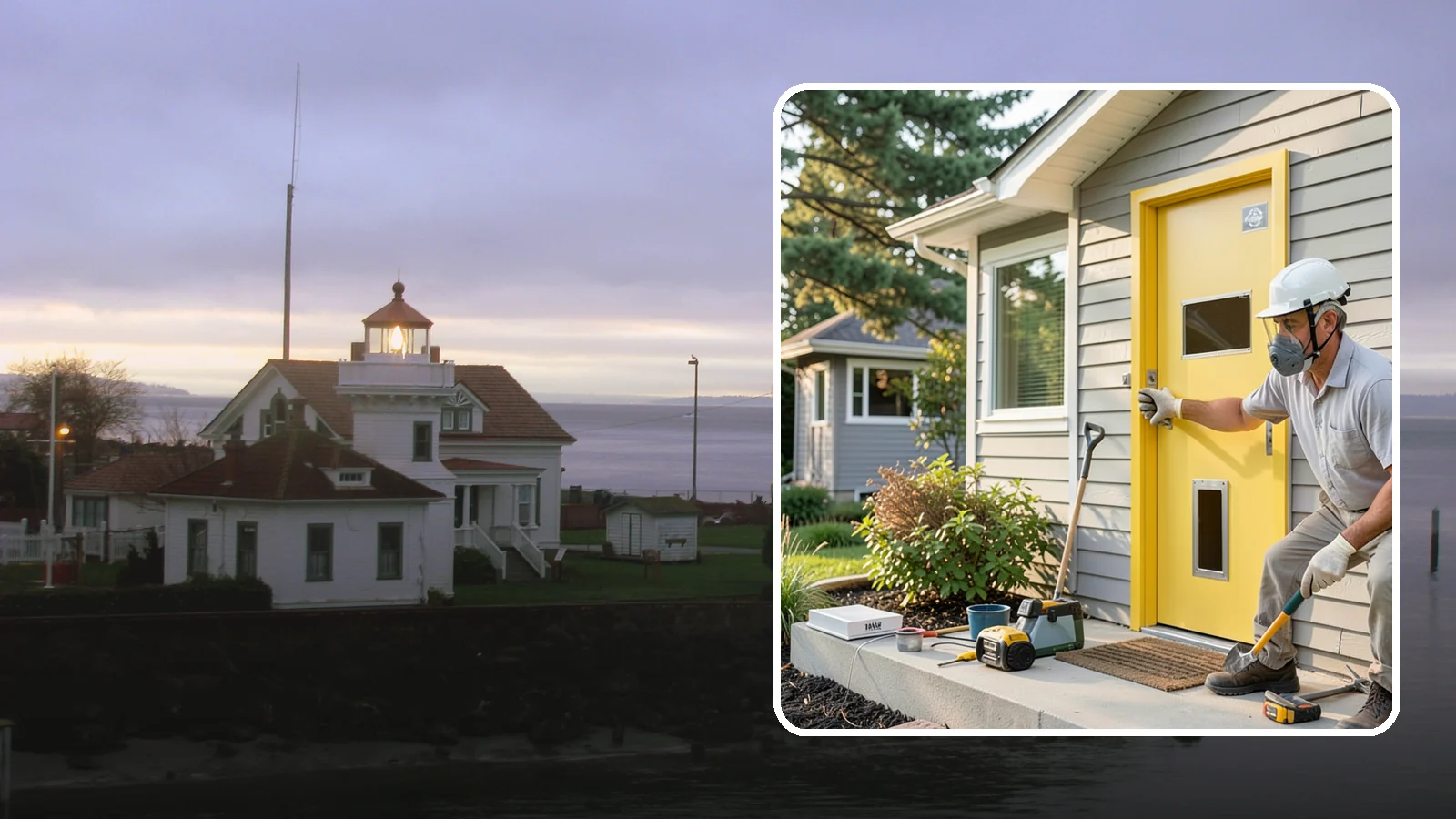 Pet Door Installation in Mukilteo, Snohomish County, WA - A weather-sealed pet door that gives your furry family freedom while keeping drafts out.