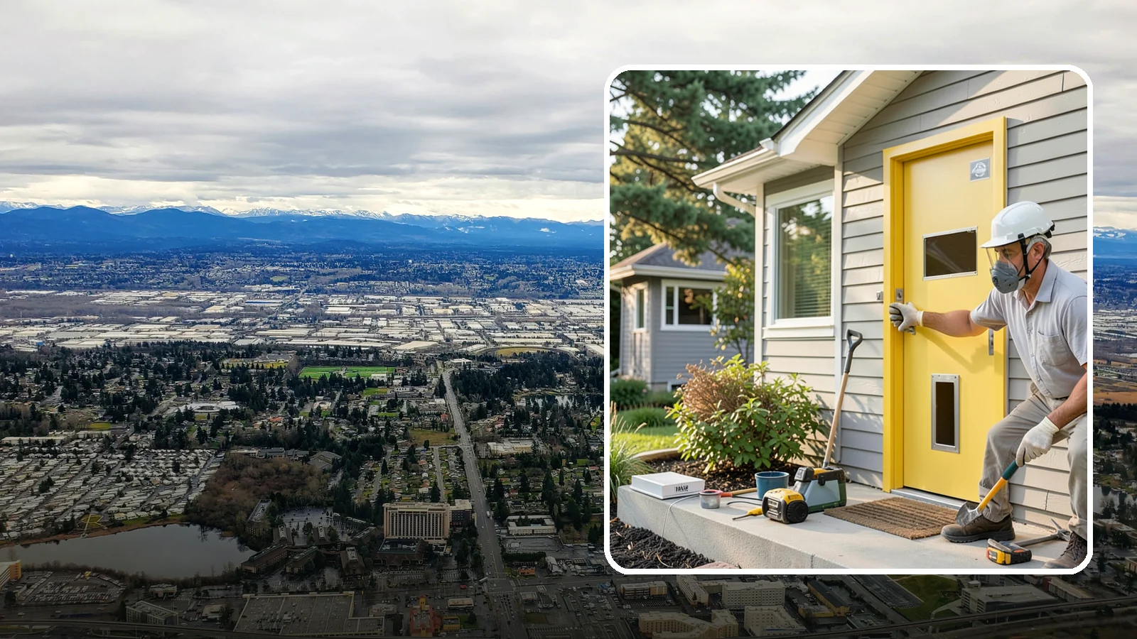 Pet Door Installation in SeaTac, King County, WA - A weather-sealed pet door that gives your furry family freedom while keeping drafts out.