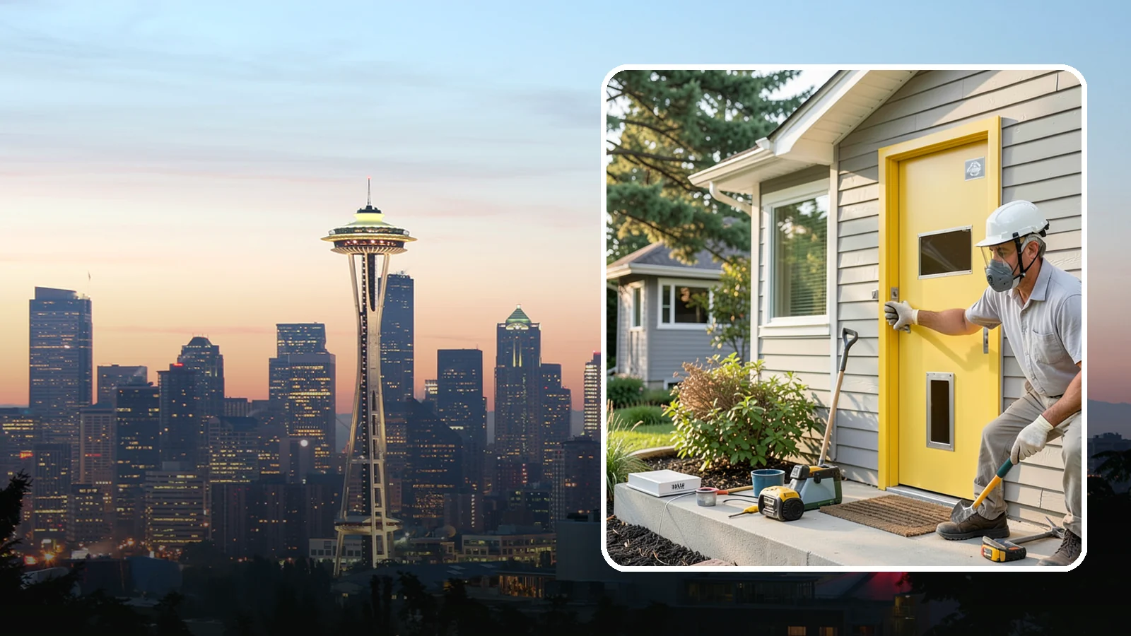 Pet Door Installation in Seattle, King County, WA - A weather-sealed pet door that gives your furry family freedom while keeping drafts out.