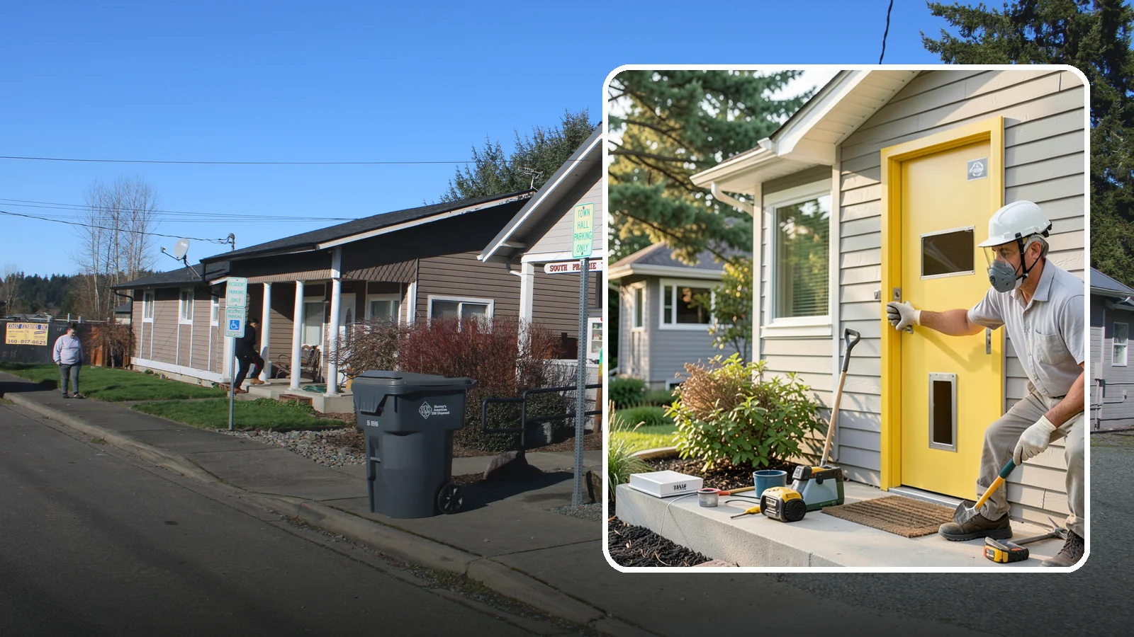 Pet Door Installation in South Prairie, Pierce County, WA - A weather-sealed pet door that gives your furry family freedom while keeping drafts out.