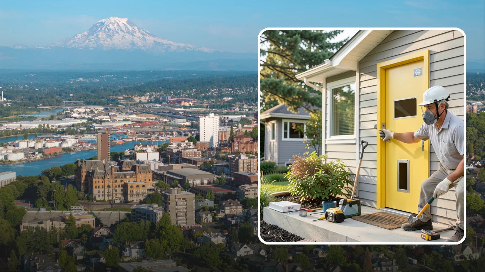 Pet Door Installation in Tacoma, Pierce County, WA - A weather-sealed pet door that gives your furry family freedom while keeping drafts out.