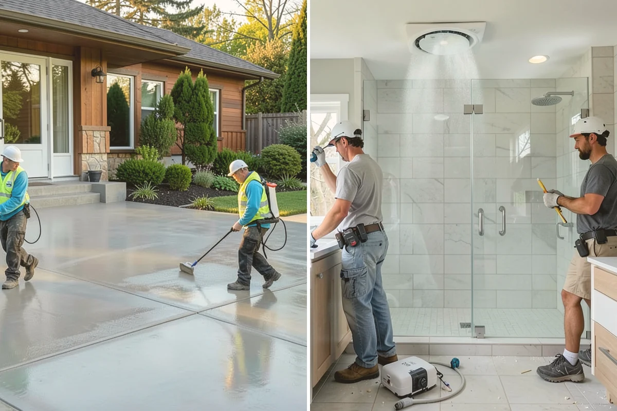Pet Washing Station Construction in Brier, Snohomish County, WA - Select the location and design the basin height, entry, and drainage
