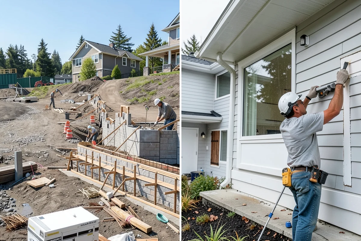 Pet Washing Station Construction in Clyde Hill, King County, WA - Select the location and design the basin height, entry, and drainage