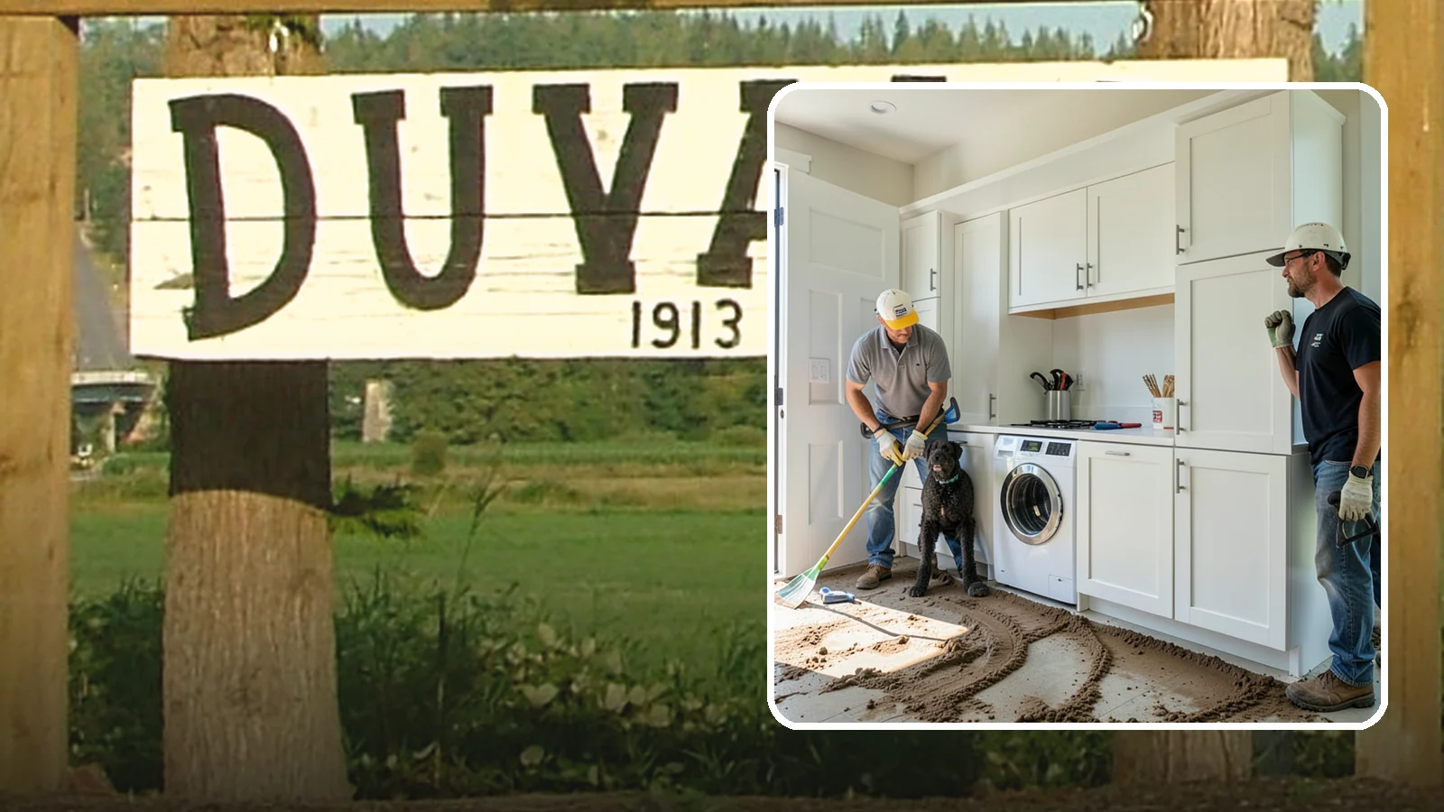 Pet Washing Station Construction in Duvall, King County, WA - We build built-in pet washing stations that keep muddy PNW dogs from tracking the trail through your house.