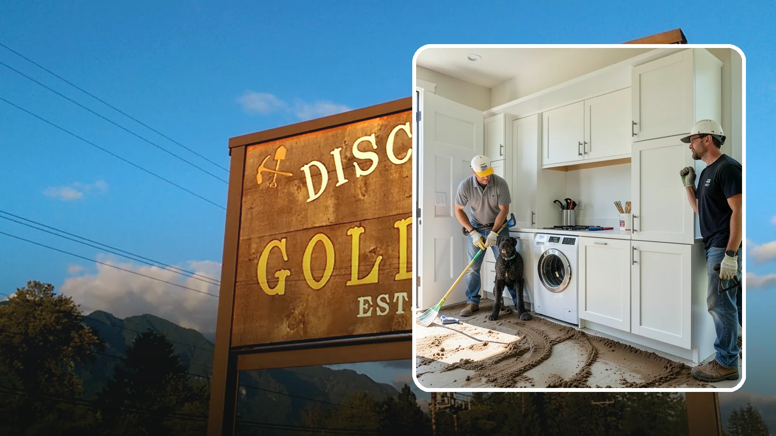 Pet Washing Station Construction in Gold Bar, Snohomish County, WA - We build built-in pet washing stations that keep muddy PNW dogs from tracking the trail through your house.