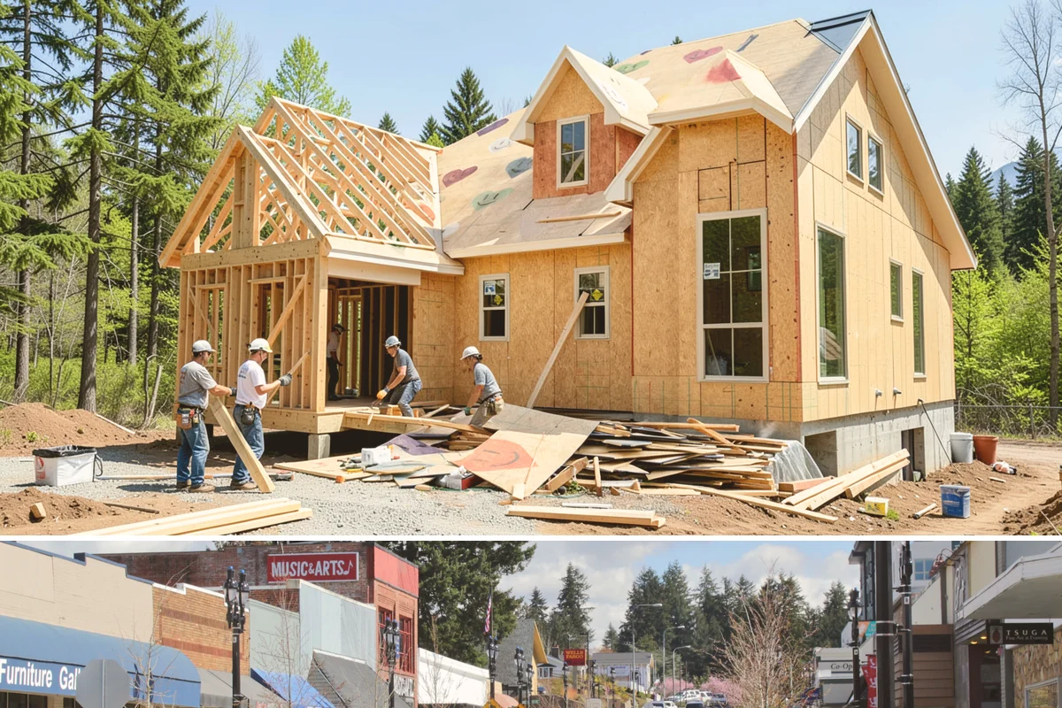 PEX Repipe in Bothell, King County, WA - PEX handles our cold winter mornings well, and the indoor work can be scheduled comfortably in any season.