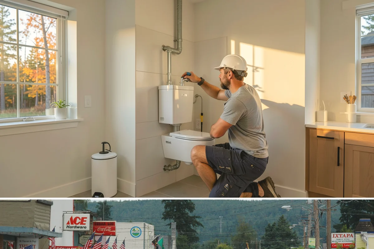 PEX Repipe in Carnation, King County, WA - PEX handles our cold winter mornings well, and the indoor work can be scheduled comfortably in any season.