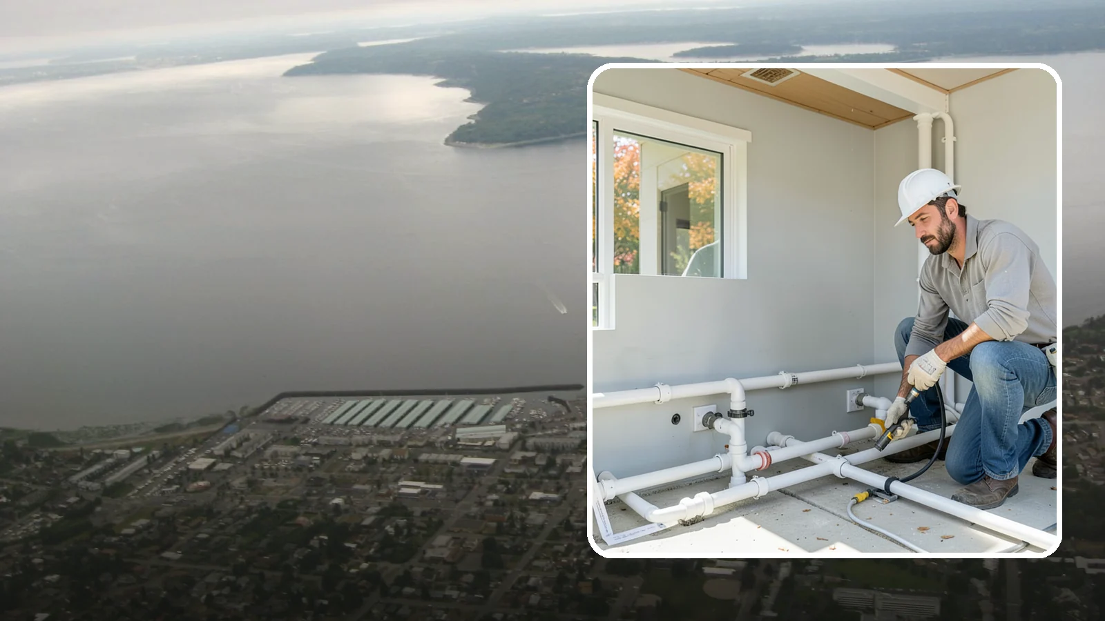 PEX Repipe in Des Moines, King County, WA - We repipe your home using flexible PEX tubing, a durable and freeze-resistant alternative to metal supply lines.