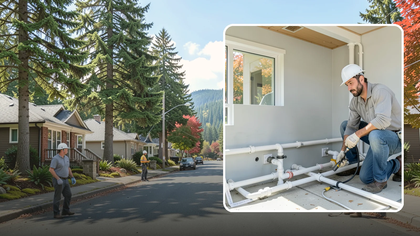 PEX Repipe in Hunts Point, King County, WA - We repipe your home using flexible PEX tubing, a durable and freeze-resistant alternative to metal supply lines.
