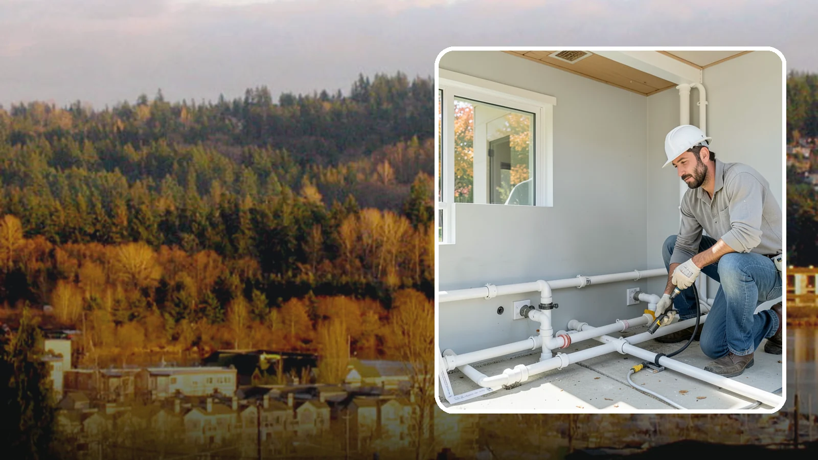 PEX Repipe in Kenmore, King County, WA - We repipe your home using flexible PEX tubing, a durable and freeze-resistant alternative to metal supply lines.