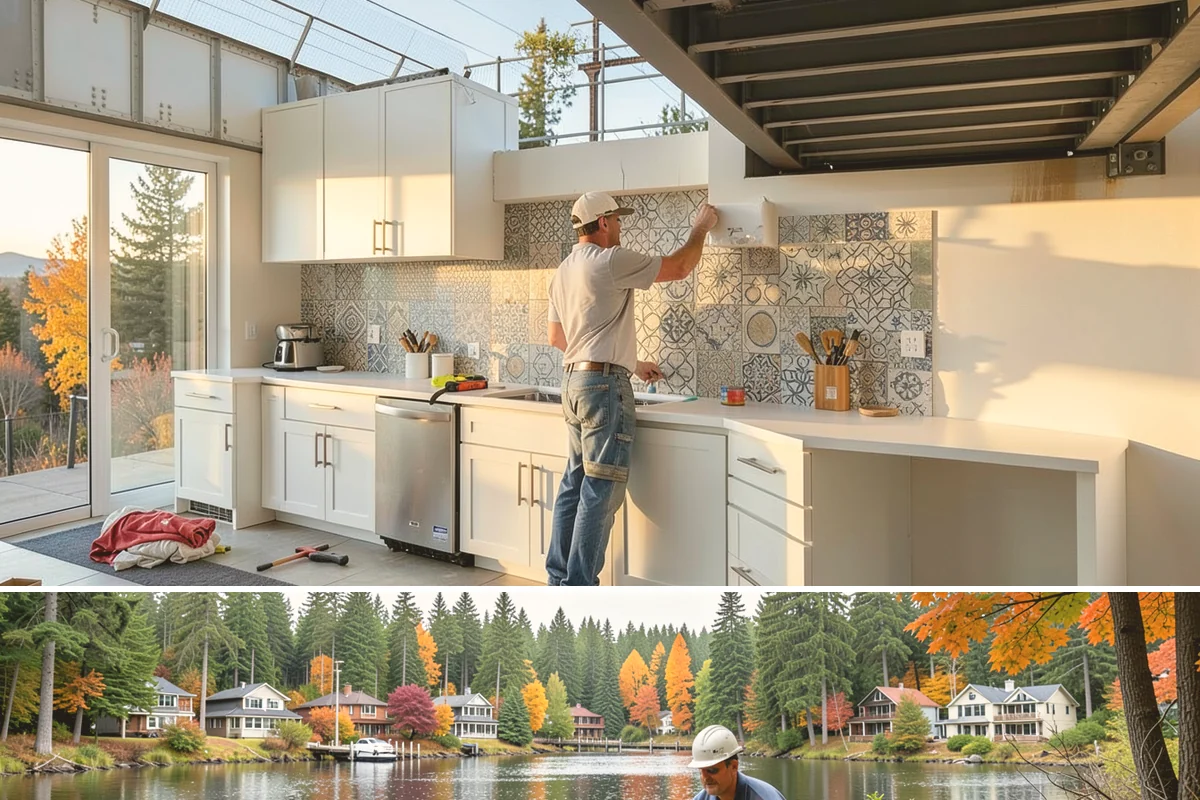 PEX Repipe in La Conner, Skagit County, WA - PEX handles our cold winter mornings well, and the indoor work can be scheduled comfortably in any season.