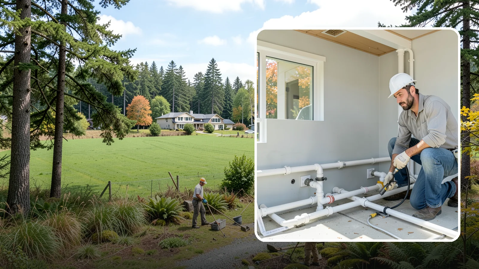 PEX Repipe in Lyman, Skagit County, WA - We repipe your home using flexible PEX tubing, a durable and freeze-resistant alternative to metal supply lines.