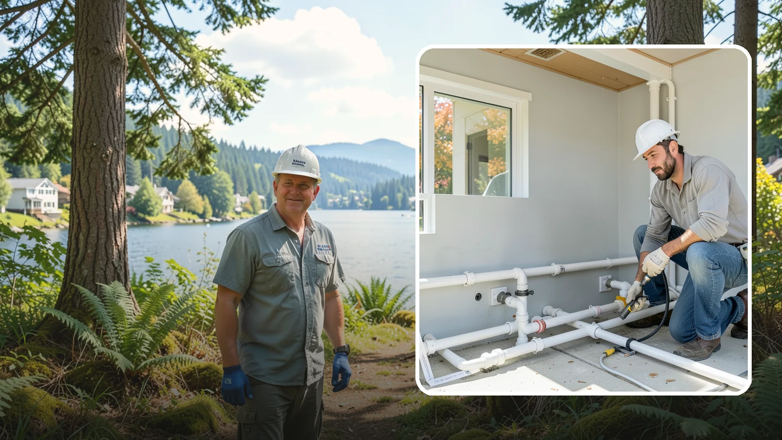 PEX Repipe in Milton, King County, WA - We repipe your home using flexible PEX tubing, a durable and freeze-resistant alternative to metal supply lines.