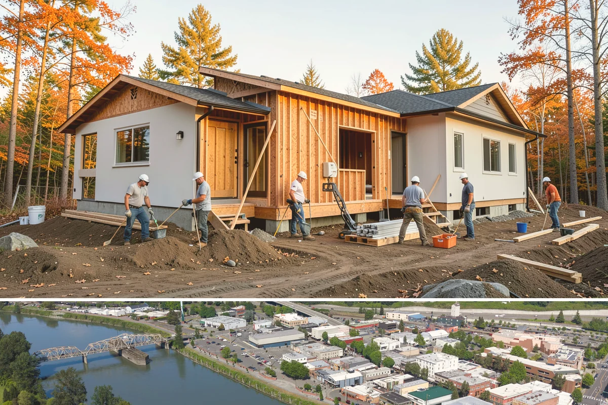 PEX Repipe in Mount Vernon, Skagit County, WA - PEX handles our cold winter mornings well, and the indoor work can be scheduled comfortably in any season.