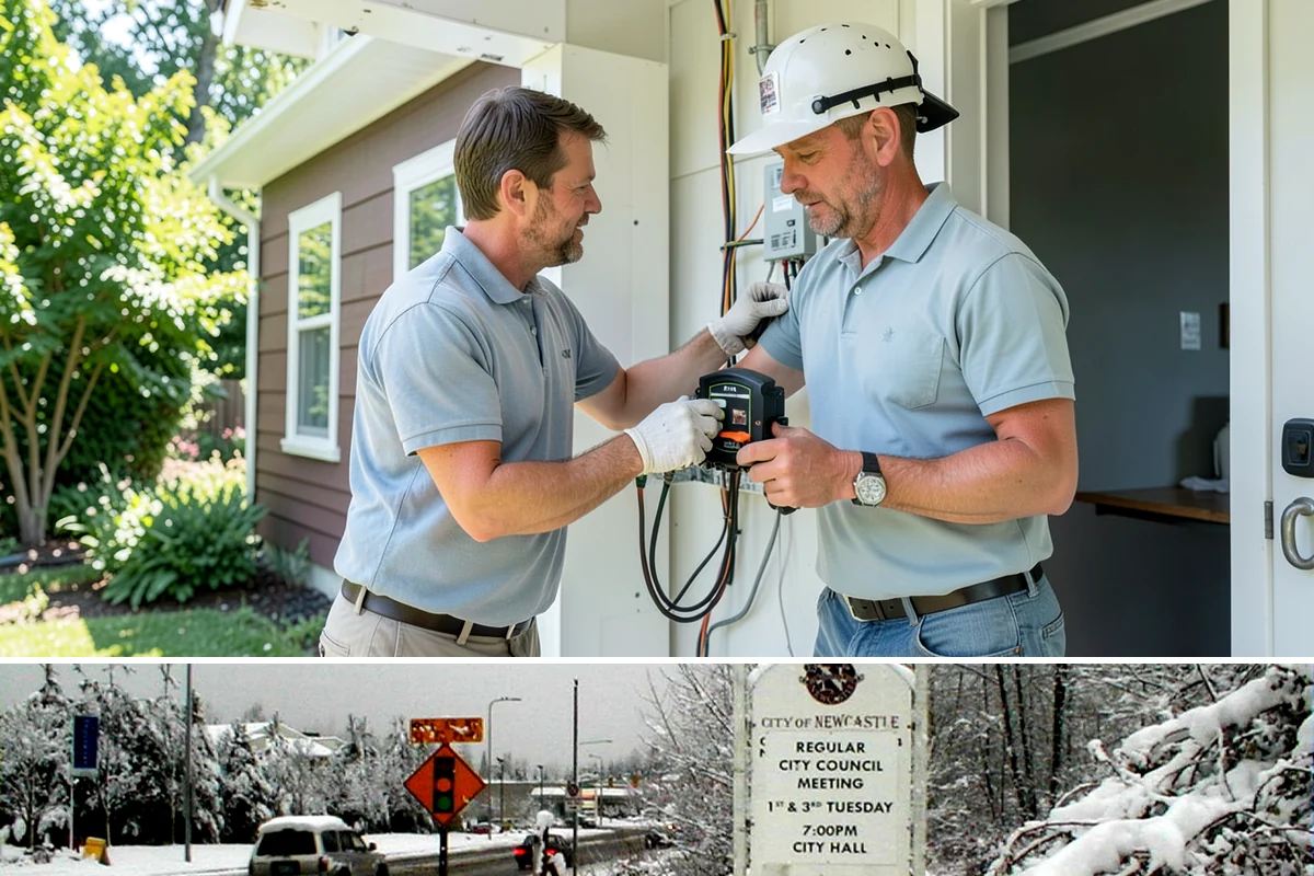 PEX Repipe in Newcastle, King County, WA - PEX handles our cold winter mornings well, and the indoor work can be scheduled comfortably in any season.
