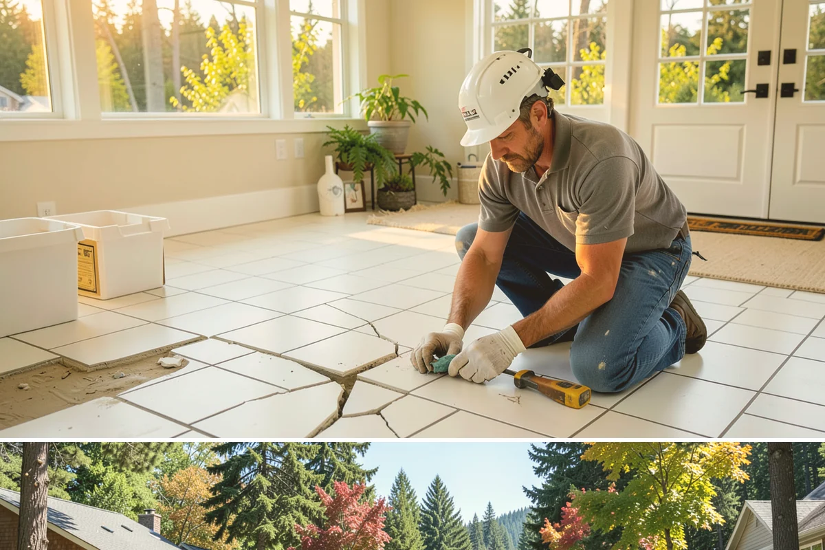 PEX Repipe in Orting, Pierce County, WA - PEX handles our cold winter mornings well, and the indoor work can be scheduled comfortably in any season.
