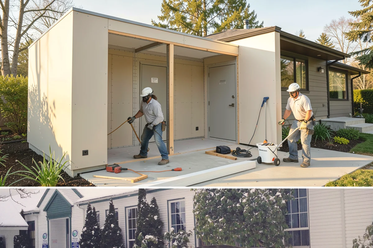 PEX Repipe in Pacific, King County, WA - PEX handles our cold winter mornings well, and the indoor work can be scheduled comfortably in any season.