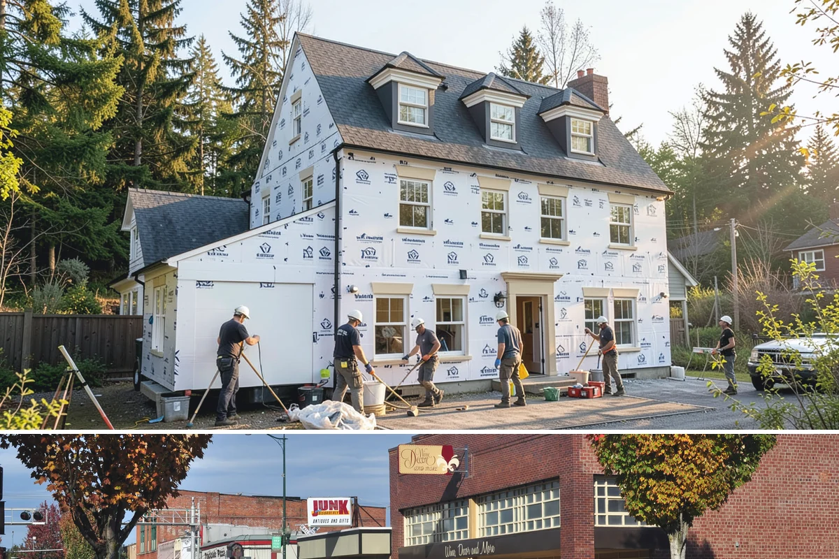 PEX Repipe in Puyallup, Pierce County, WA - PEX handles our cold winter mornings well, and the indoor work can be scheduled comfortably in any season.