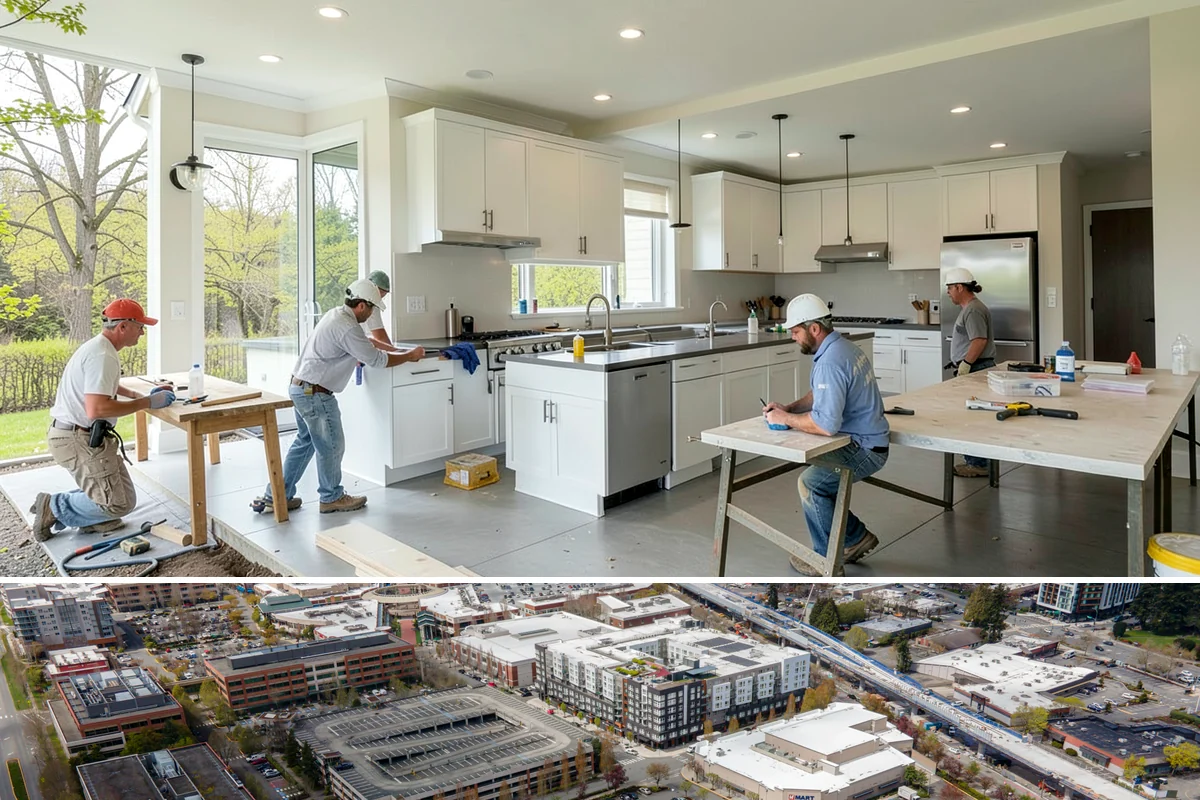 PEX Repipe in Redmond, King County, WA - PEX handles our cold winter mornings well, and the indoor work can be scheduled comfortably in any season.
