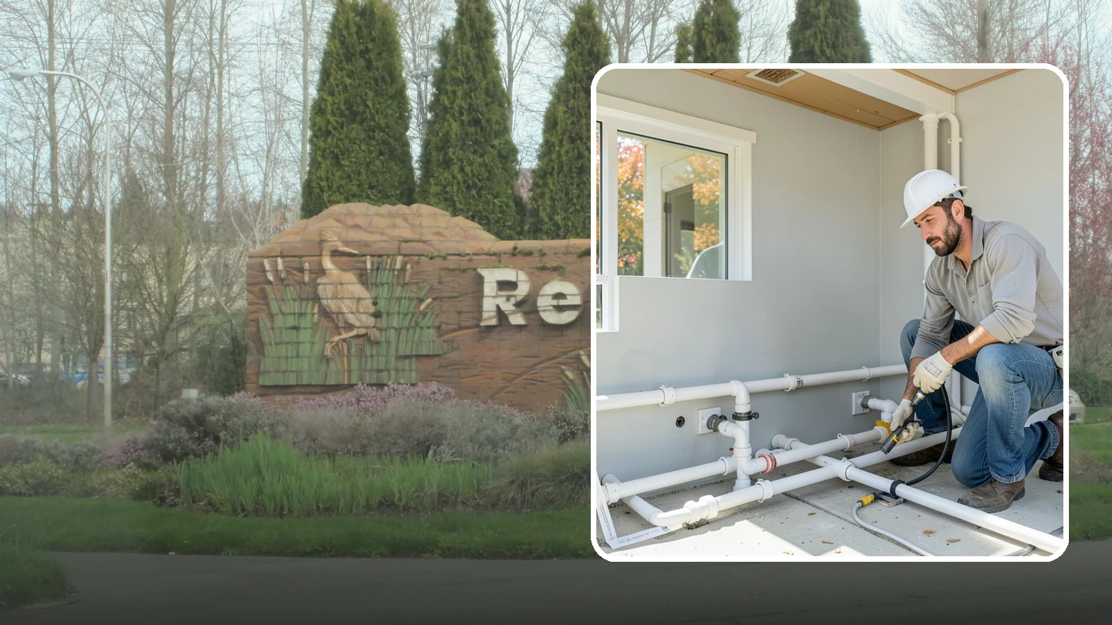 PEX Repipe in Renton, King County, WA - We repipe your home using flexible PEX tubing, a durable and freeze-resistant alternative to metal supply lines.