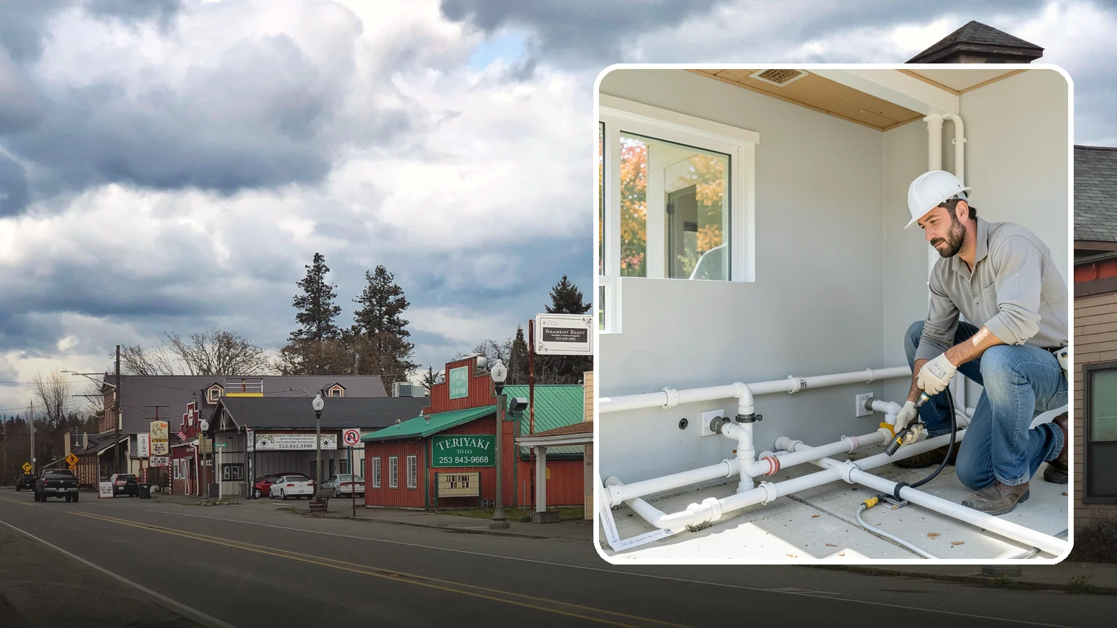 PEX Repipe in Roy, Pierce County, WA - We repipe your home using flexible PEX tubing, a durable and freeze-resistant alternative to metal supply lines.