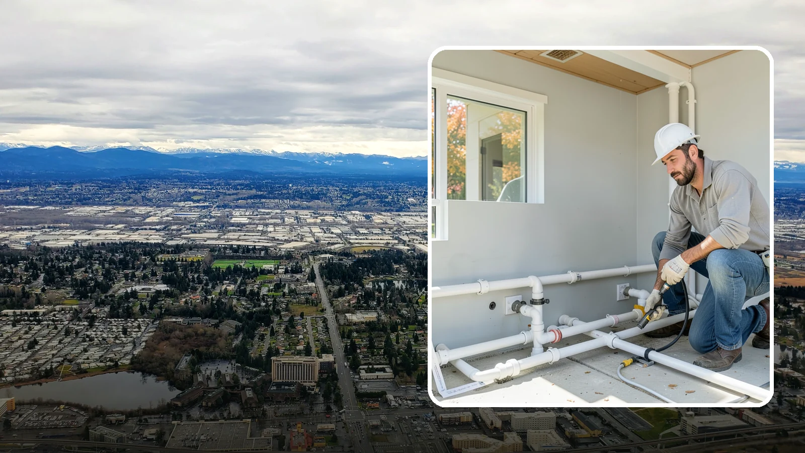 PEX Repipe in SeaTac, King County, WA - We repipe your home using flexible PEX tubing, a durable and freeze-resistant alternative to metal supply lines.