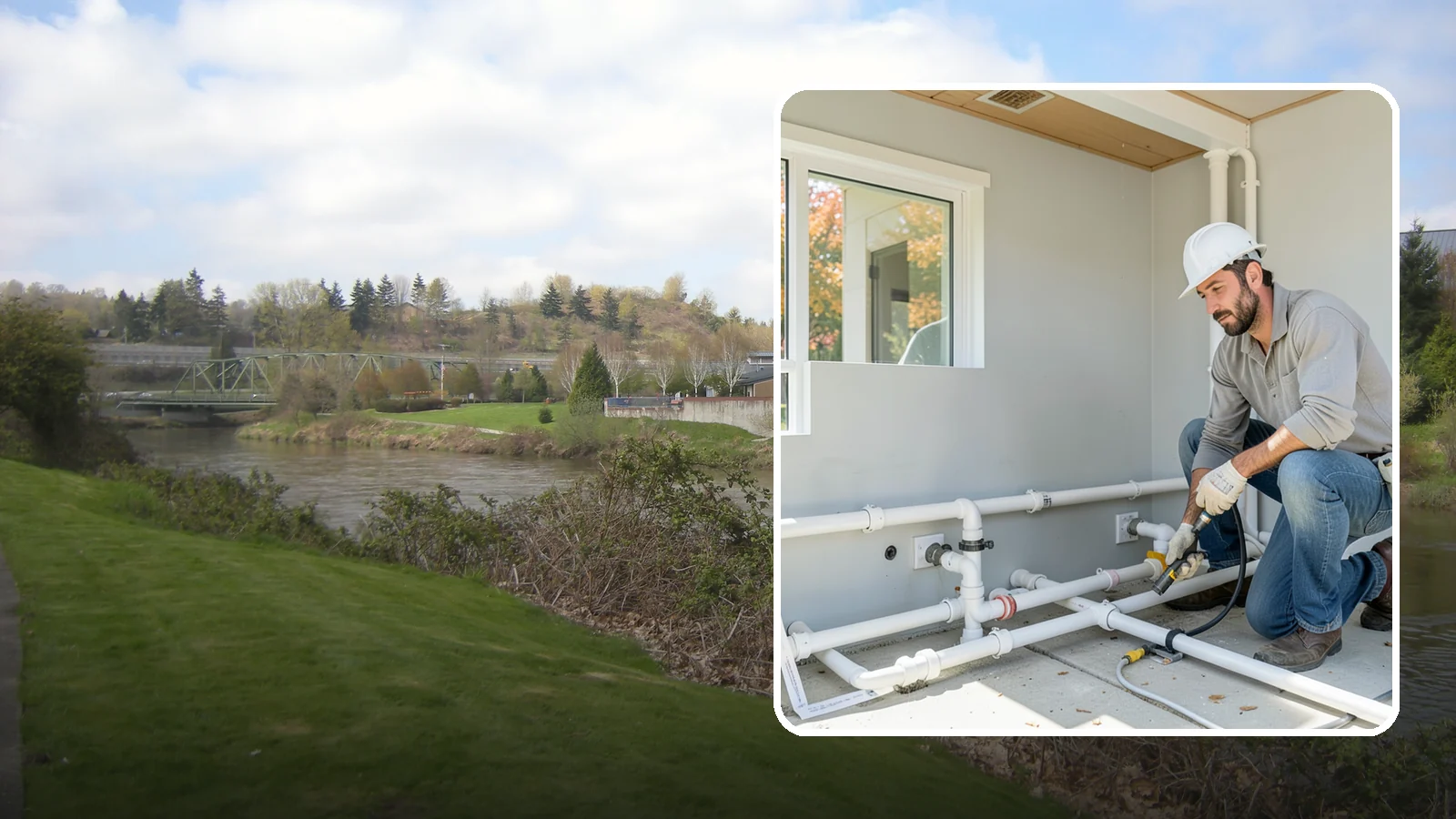 PEX Repipe in Tukwila, King County, WA - We repipe your home using flexible PEX tubing, a durable and freeze-resistant alternative to metal supply lines.