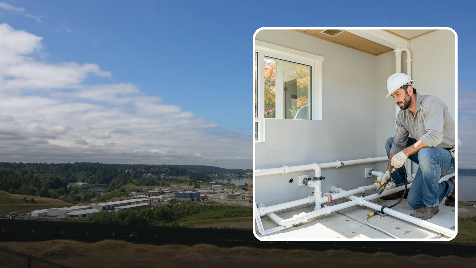 PEX Repipe in University Place, Pierce County, WA - We repipe your home using flexible PEX tubing, a durable and freeze-resistant alternative to metal supply lines.