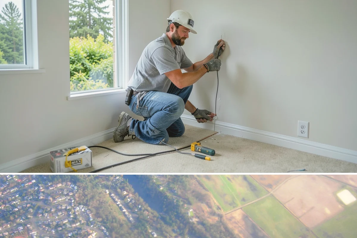 Picture Rail Installation in Algona, King County, WA - This interior detail installs year-round and is a rewarding rainy-season project for character homes across the Puget Sound.