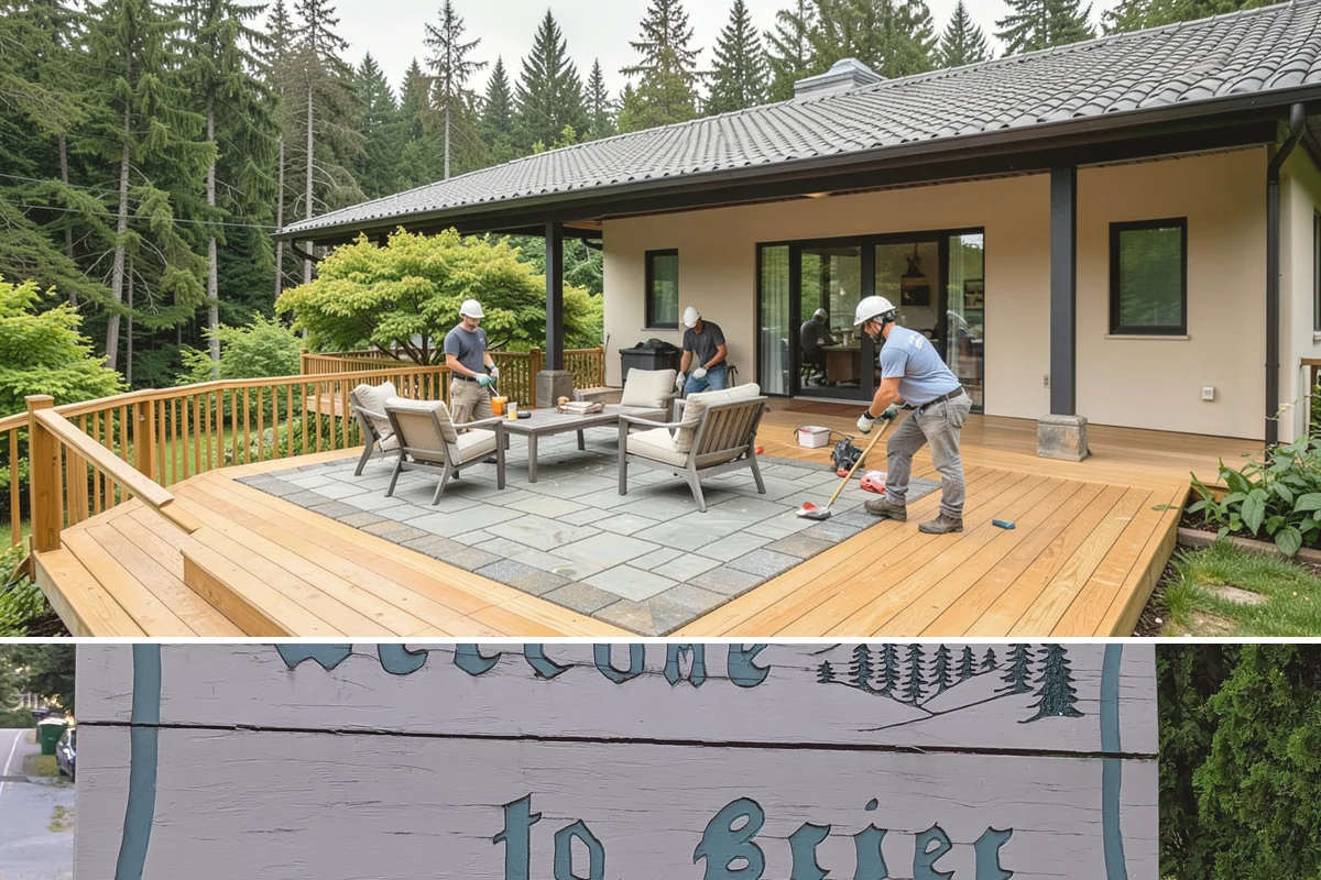 Picture Rail Installation in Brier, Snohomish County, WA - This interior detail installs year-round and is a rewarding rainy-season project for character homes across the Puget Sound.