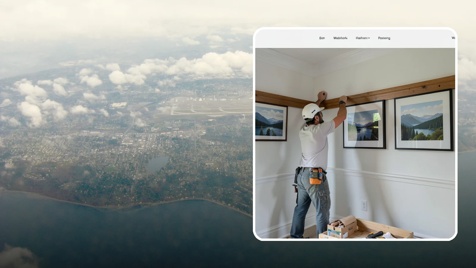 Picture Rail Installation in Burien, King County, WA - Period-authentic picture rail installation that lets you hang art without punching holes in your walls.