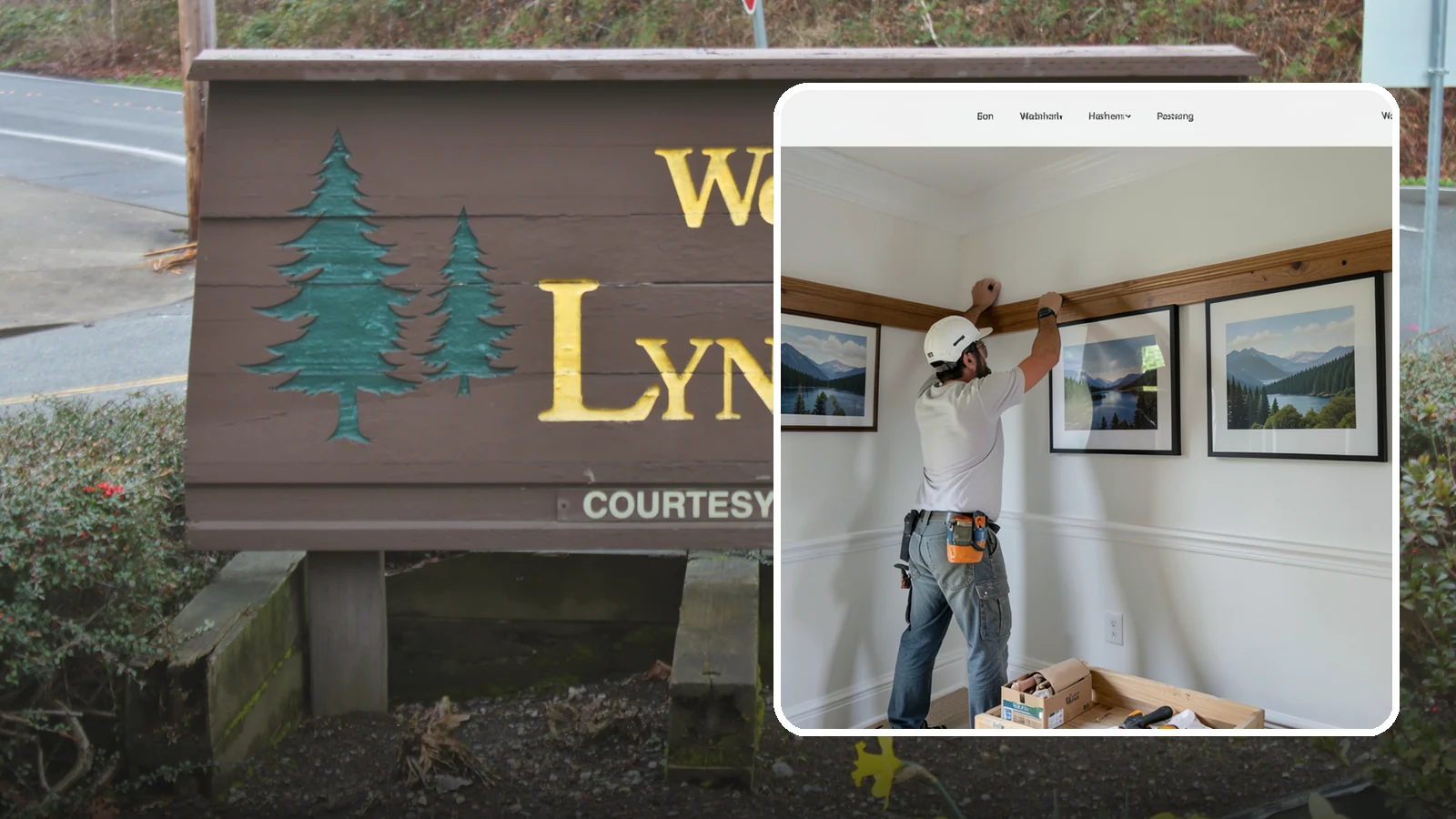 Picture Rail Installation in Lynnwood, Snohomish County, WA - Period-authentic picture rail installation that lets you hang art without punching holes in your walls.