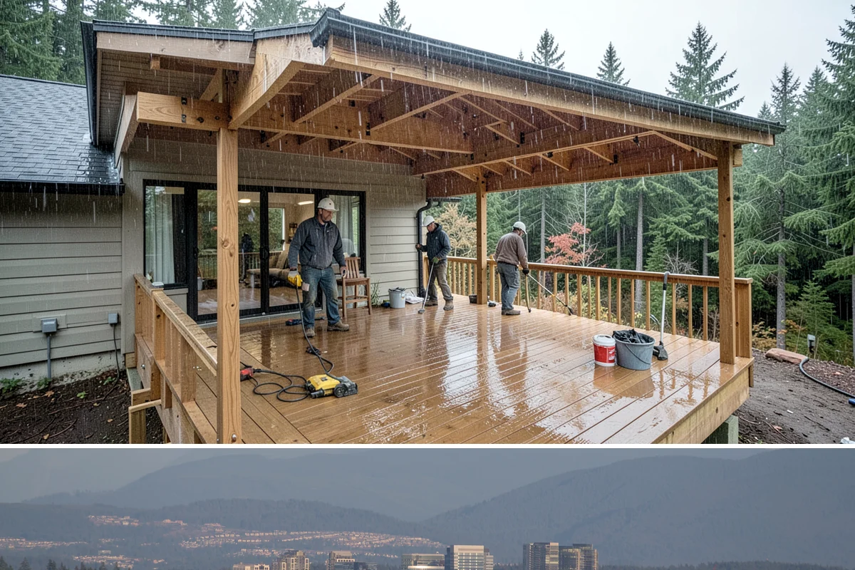 Picture Rail Installation in Medina, King County, WA - This interior detail installs year-round and is a rewarding rainy-season project for character homes across the Puget Sound.