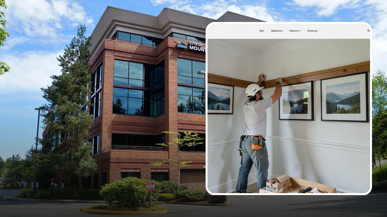 Picture Rail Installation in Mountlake Terrace, Snohomish County, WA - Period-authentic picture rail installation that lets you hang art without punching holes in your walls.
