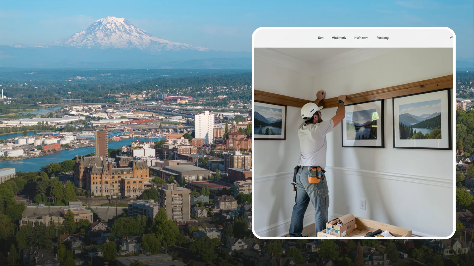 Picture Rail Installation in Tacoma, Pierce County, WA - Period-authentic picture rail installation that lets you hang art without punching holes in your walls.