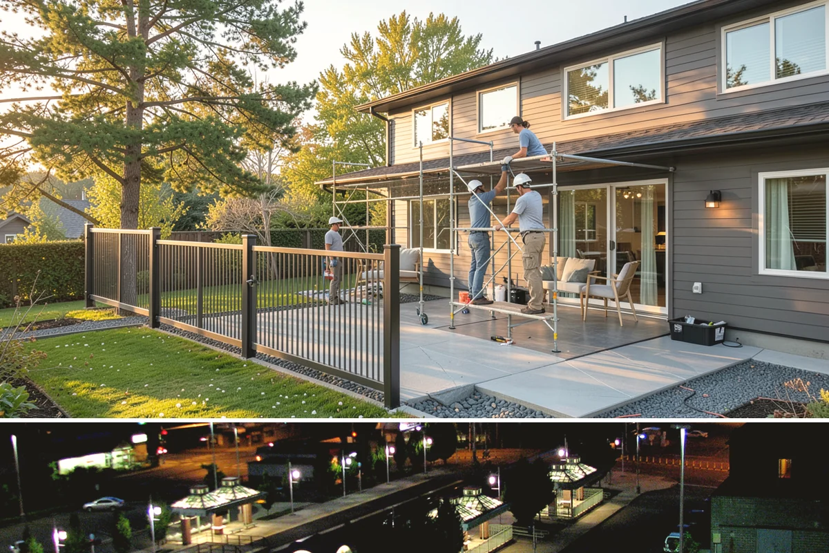 Picture Window Installation in Auburn, King County, WA - Large fixed units are easiest to set and seal during calm, dry weather, though we protect the opening in any conditions.