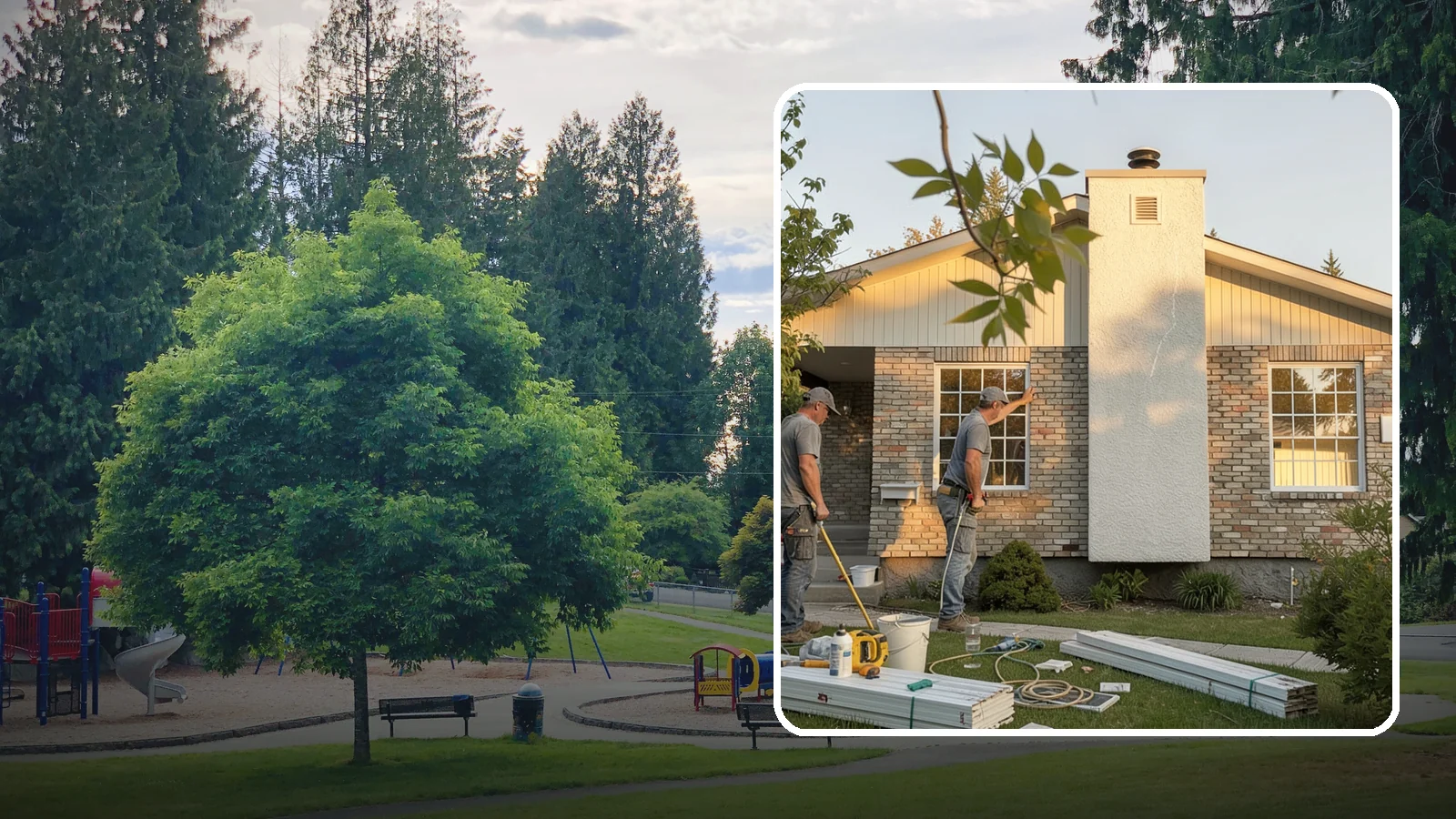 Picture Window Installation in Bonney Lake, Pierce County, WA - Installing large fixed picture windows that frame the view and flood your rooms with Pacific Northwest light.