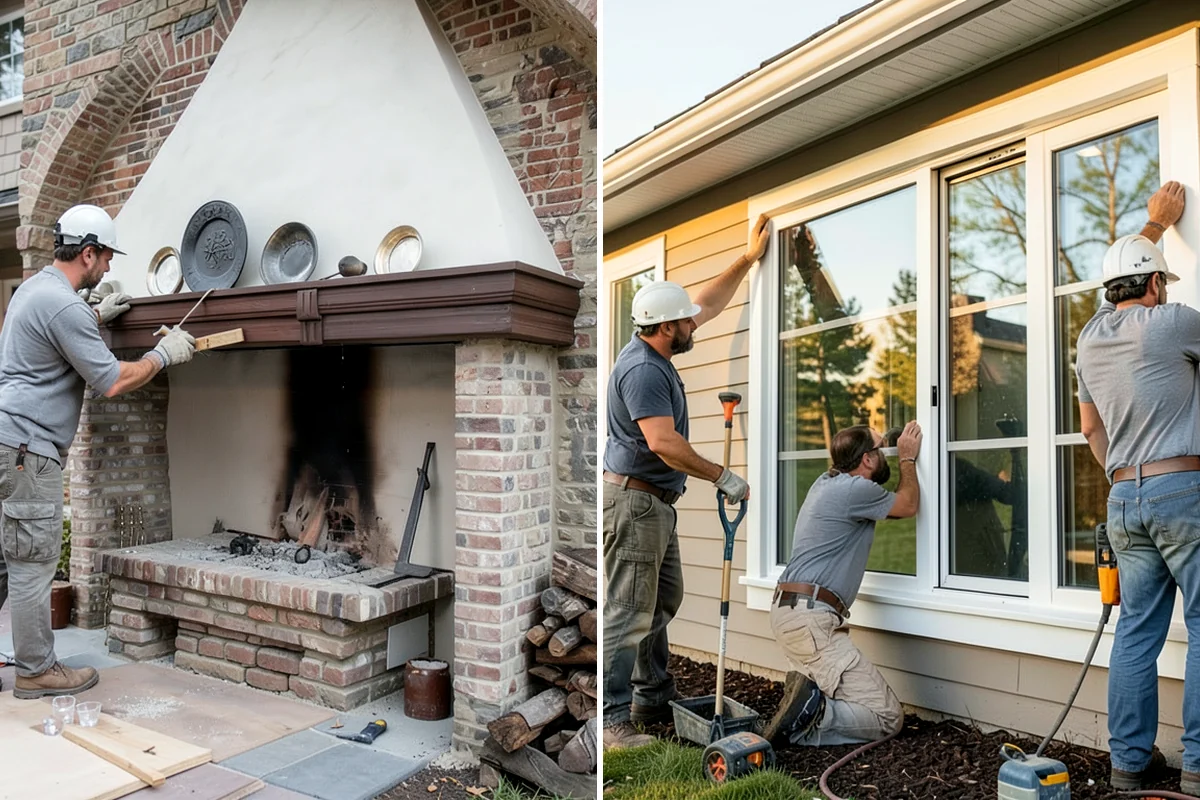 Picture Window Installation in Concrete, Skagit County, WA - Confirm the opening and structural support for large glass