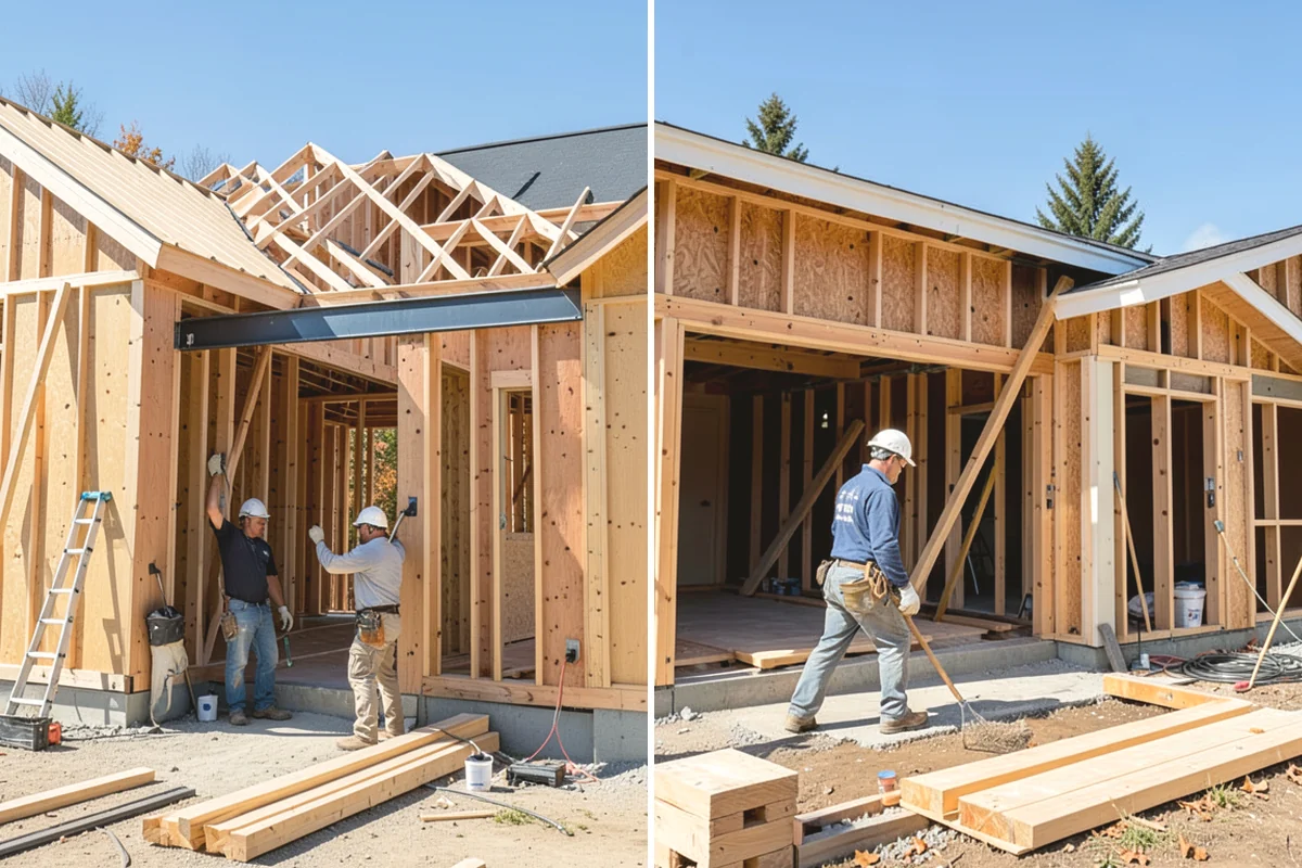Picture Window Installation in Covington, King County, WA - Confirm the opening and structural support for large glass