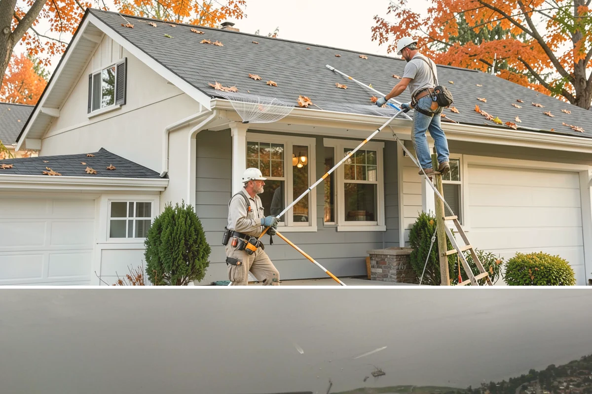 Picture Window Installation in Des Moines, King County, WA - Large fixed units are easiest to set and seal during calm, dry weather, though we protect the opening in any conditions.